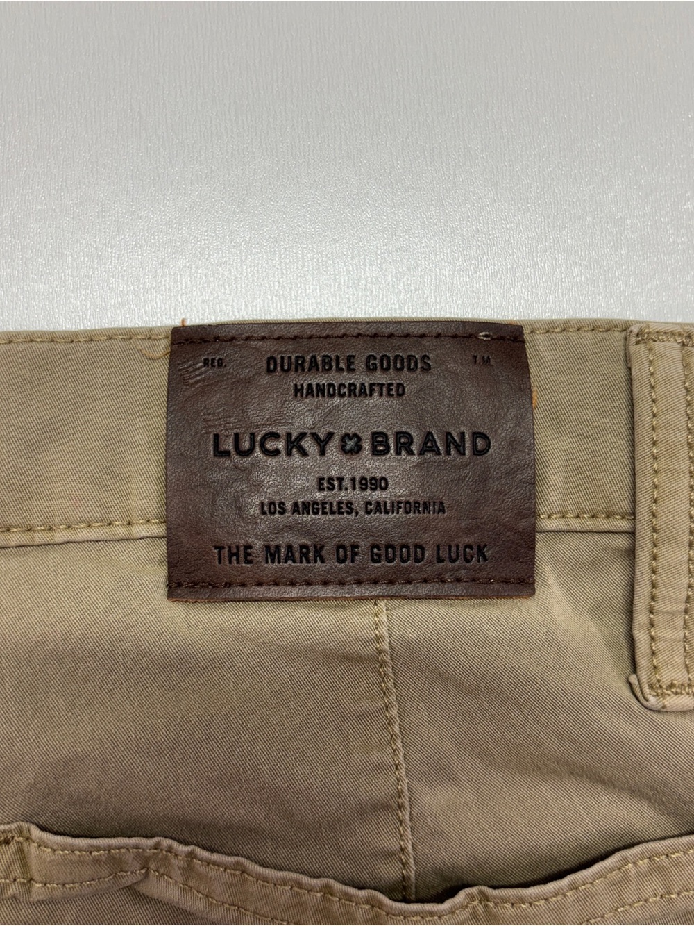 Lucky Brand The Cargo Khaki Utility Pants 4 Safari Casual Chic - Picture 7 of 13